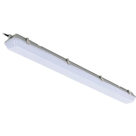 Global Industrial 4' LED Vapor Tight Fixture, 40W, 120-277V, 4400 Lumens, 0-10V Dimming, IP65 501734